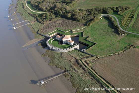 Saint-Nazaire-sur-Charente, vue aérienne du Fort Lupin