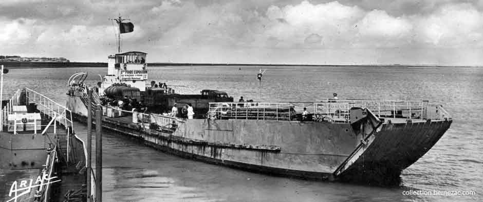 île d'Oléron, le bac en 1956