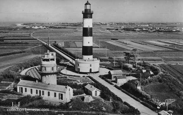 île d'Oléron, le phare de Charisson en 1957