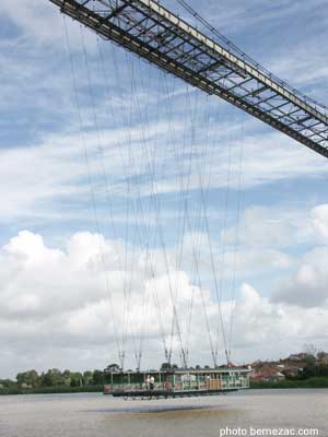 la nacelle du pont transbordeur de Rochefort