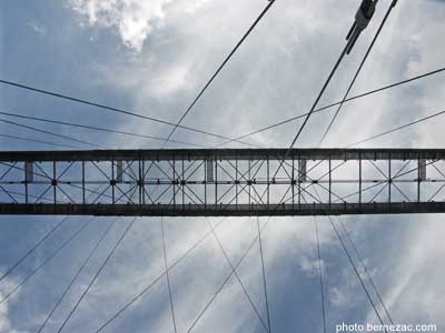 pnt transbordeur de Rochefort, la travée centrale