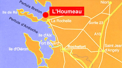 L'Houmeau, situation sur le littoral charentais