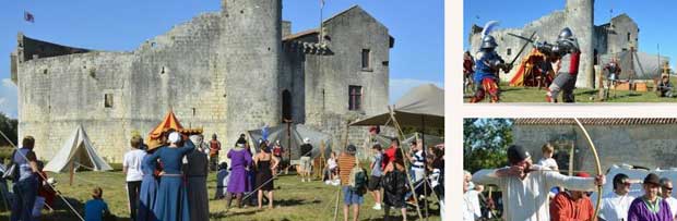 château de saint-jean d'angle, animations