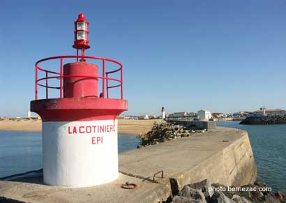 La jetée du port de La Cotinière, île d'Oléron