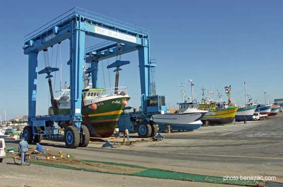 La Cotinière, chantier naval, île d'Oléron