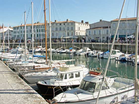 île de Ré, Saint-Martin-de-Ré, le port et les quais