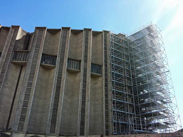 eglise de Royan, travaux mai 2014