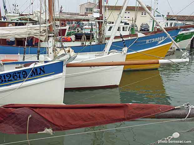 La remontée de la Seudre, port de L'Eguille