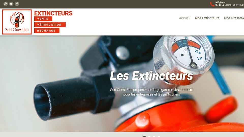 extincteurs sud-ouest feu