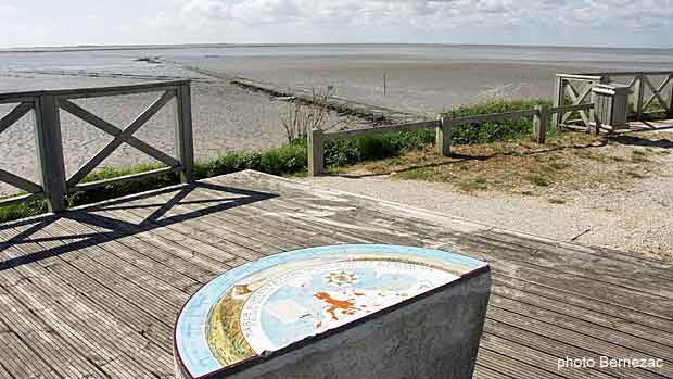 Esnandes, table d'orientation de la Pointe Saint-Clément