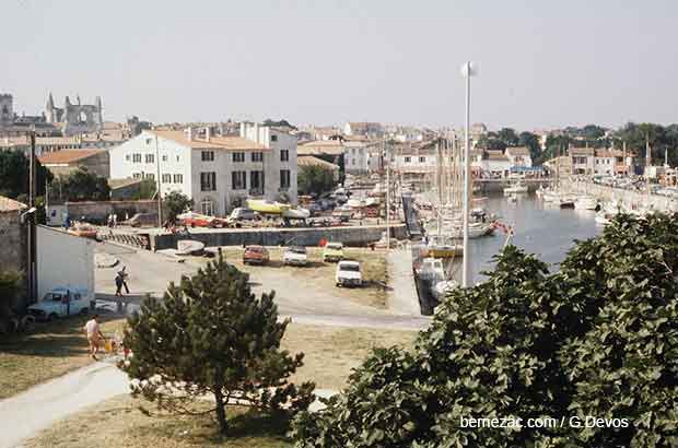 Saint-Martin-de-Ré, le port en 1978