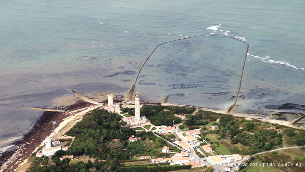 phare des baleines vue aerienne