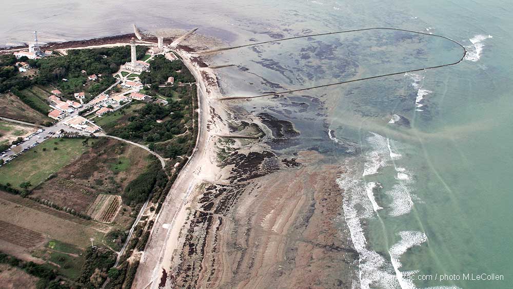 phare des baleines vue aerienne