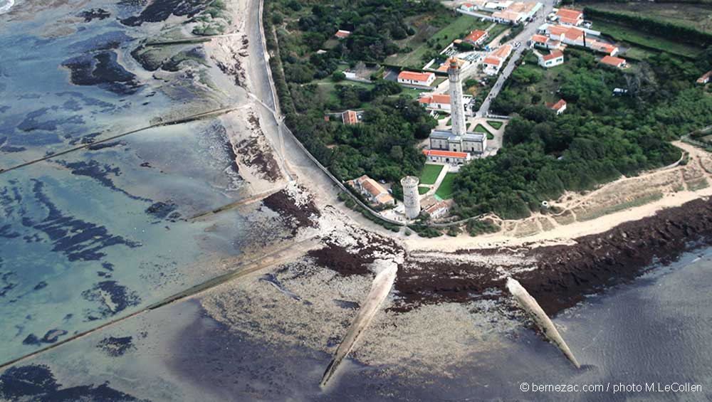 phare des baleines vue aerienne