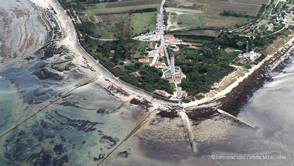 phare des baleines vue aerienne