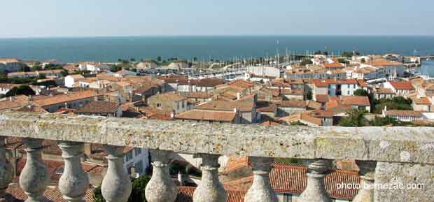 Saint-Martin-de-Ré, vue depuis le clocher observatoire