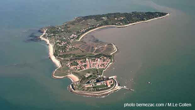 Ile d'Aix, vue aérienne