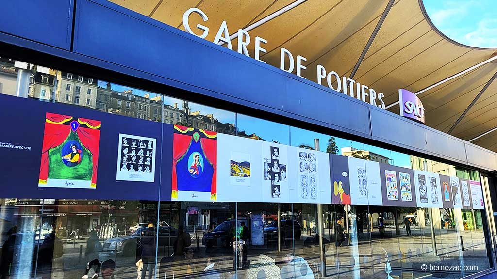 poitiers gare, exposition BD