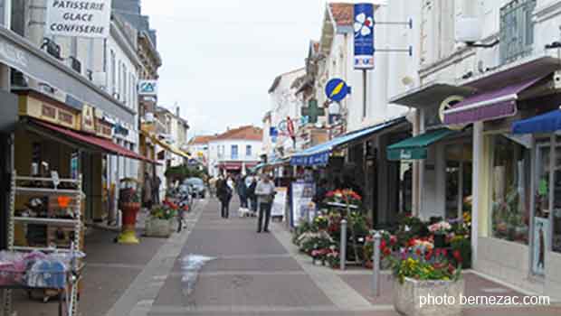 Fouras, les rues piétonnes du centre-ville