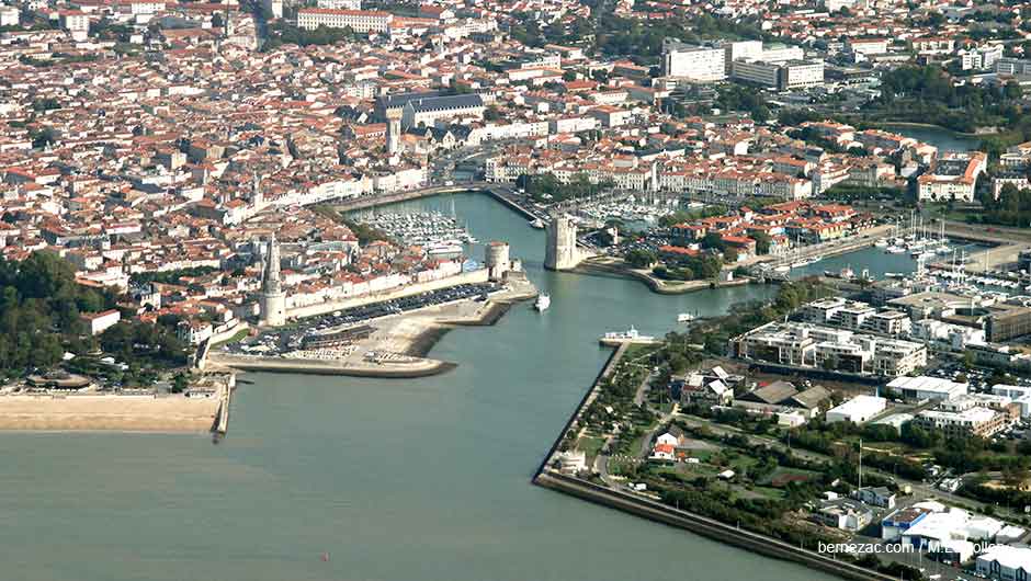 La Rochelle vue aérienne