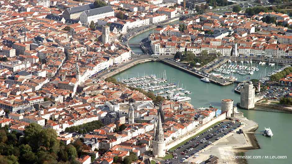 La Rochelle vue aérienne