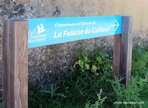 cheminement littoral de la falaise du Caillaud