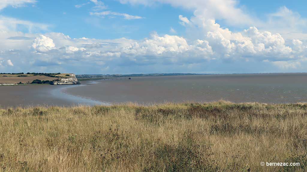 almont-sur-Gironde, la falaise du Caillaud, chemin