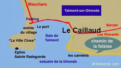 carte Talmont Le Caillaud