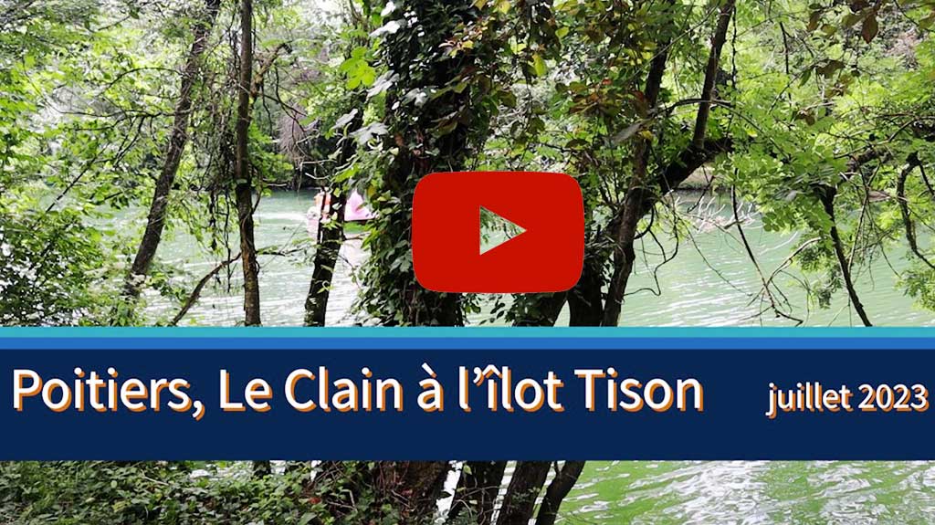 Poitiers, le Clain, îlot Tison