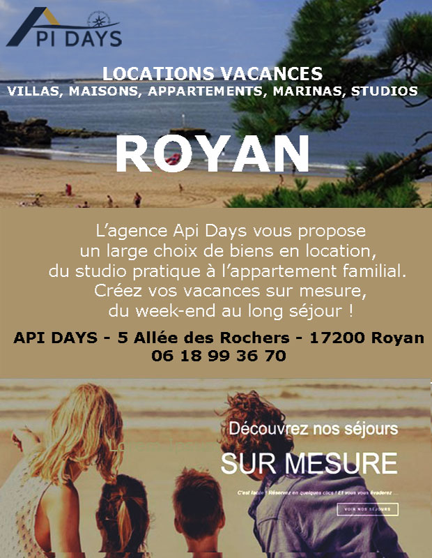 apidays locations vacances royan