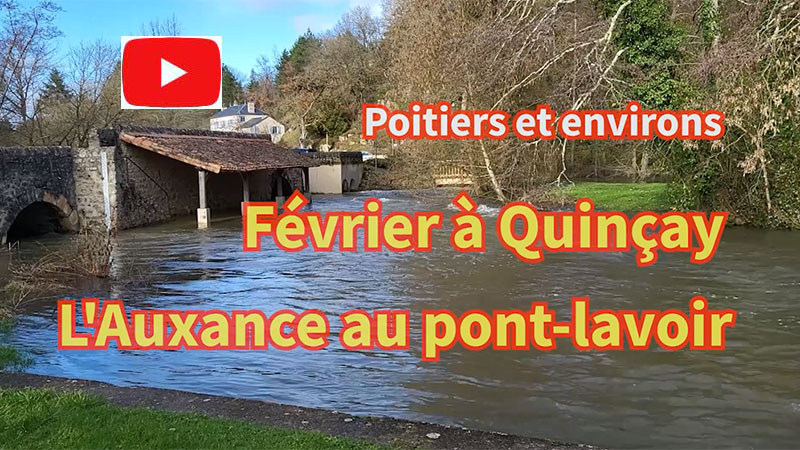 L'Auxance février à Quinçay
