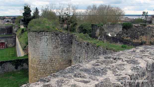 Citadelle de Blaye - le château des Rudel  Moyen-Âge