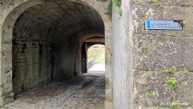 Blaye - passage d'accès au Clos de l'Echauguette 