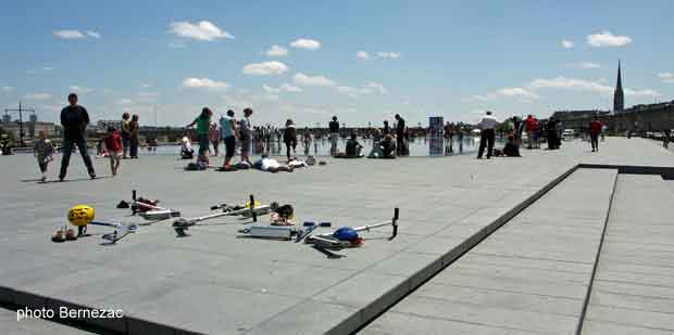 Bordeaux, perspective du miroir d'eau