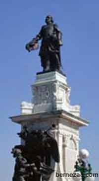 statue de Samuel Champlain à Québec