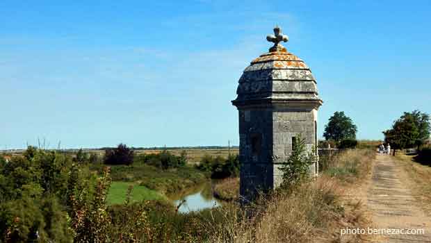 Brouage, échauguette sur la courtine de la Mer