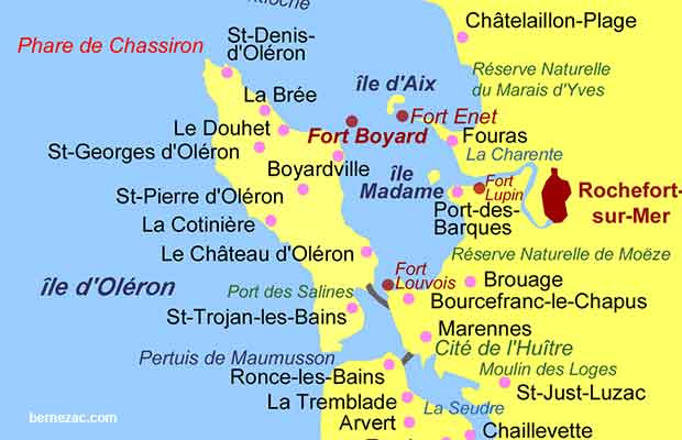 carte de île doléron