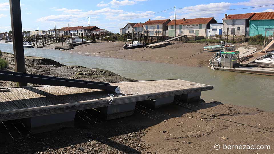 la Seudre à chaillevette port ostréicole