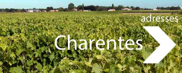 nos adresses Charentes