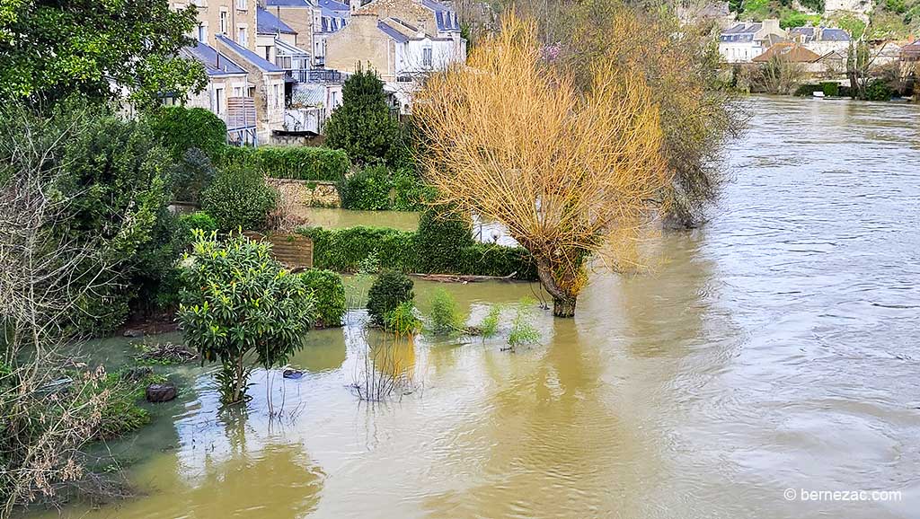 poitiers, le clain en crue