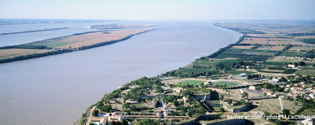 estuaire de la gironde vue aérienne