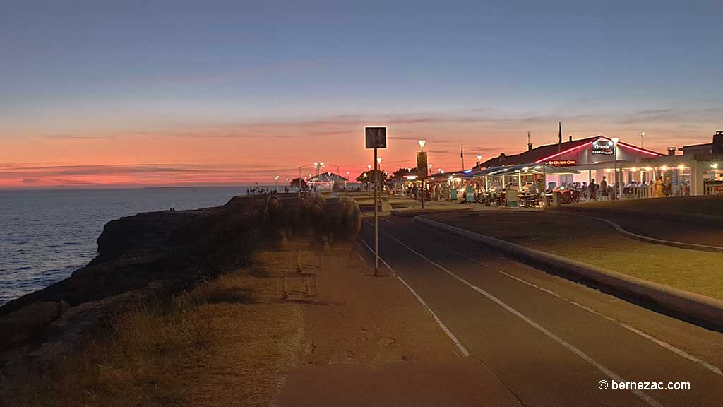 Saint-Palais-sur-Mer, la Grande-Côte, coucher de soleil