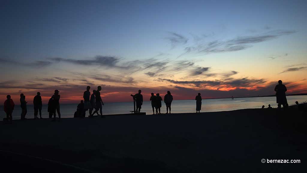 Saint-Palais-sur-Mer, la Grande-Côte, coucher de soleil