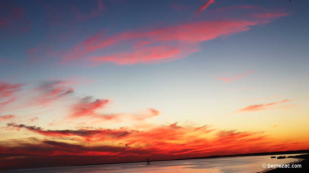 Saint-Palais-sur-Mer, la Grande-Côte, coucher de soleil