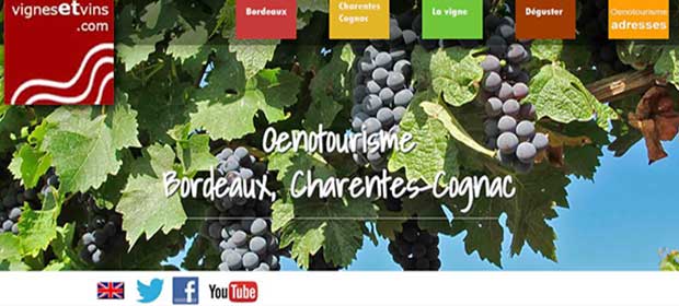 portail oenotourisme Bordeaux et Cognac Charentes