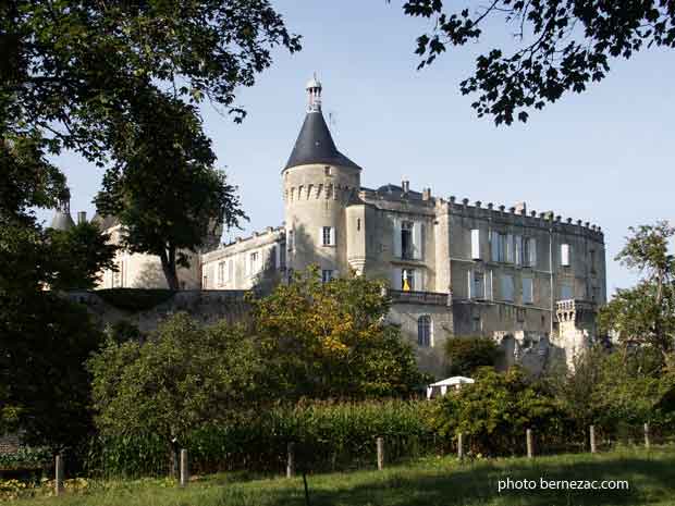 Jonzac, le château côté sud