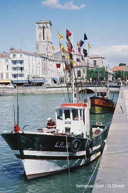 La Rochelle, le vieux port en 1978