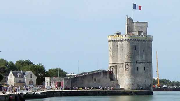 La Rochelle, la tour Saint-Nicolas côté entrée