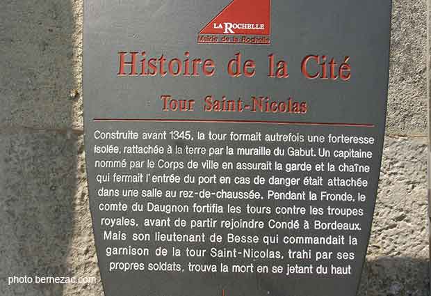 La Rochelle, tour Saint-Nicolas