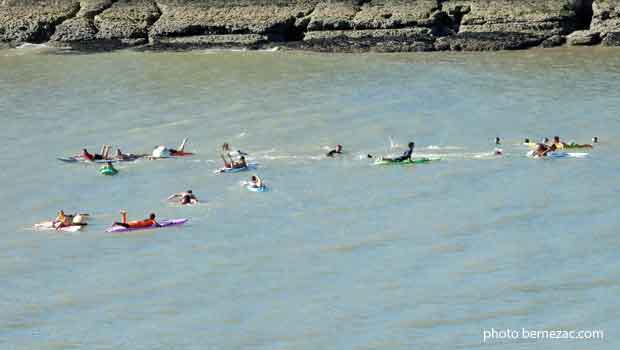 plage de Nauzan, surf